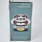 Glacier Bay Fixed Post Kitchen Sink Strainer Stainless Steel Polished 1001977405