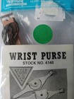Vintage Tandy Wrist Purse Leather Craft Kit  4148 Nos Wallet Coin Small Diy