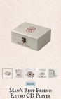 New Sabrina Carpenter Man   s Best Friend Retro Cd Player In Hand  