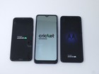 Lot Of 3 Working Android Smartphones -  Nokia C200   Cricket Dream 5g   G Play