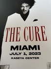The Cure Tour Poster 18x24 Miami 2023 Official Merch Scarface Robert Smith