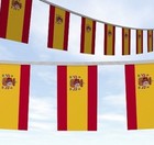 50 Packs Spain Flag Bunting Bandera De Espa  a     World Cup Fiesta  Celebration