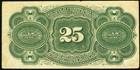 Us 25   Fourth Issue Fr  1301 Fractional Currency March 3rd  1863 Washington