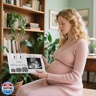 Sonogram Picture Frame With Countdown Weeks Ultrasound Photo Frame Display  P
