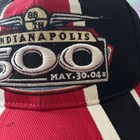 Reebok 2004 Indianapolis 500 Hat Indy Racing Embroidered Red New With Tags