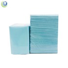 Disposable Patient Bibs Fluid Resistant Dental Surgical Medical Blue 50 box