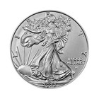 Lot Of 5 -  2021-2025   1 American Silver Eagle 1 Oz Bu