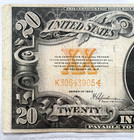 1922  20 Gold Certificate Pcgs Vf 25 Us 20 Dollar Large Size Bank Note Fr  1187