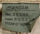 Rothco Dcu Large Regular Field Pants Trousers Military 3 Color Desert Camouflage