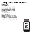1 Pg-245 Xl Pg245xl   Black Ink Cartridge   For Canon Pixma Printer   High Yield