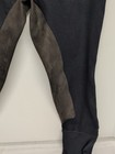 Vtg Tuff Rider Mens Cotton Full Seat Breeches 38 Black Riding Equestrian New