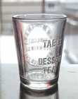 Wm  M  Hickman Druggist 212 Main St  Stockton  Cal  Dose Glass