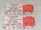 Tony Bennett 1985 Concert Ticket Stubs Palace New Haven Usa Jazz Big Band