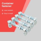 4pack Shipping Container Bridge Fitting Clamp 11inch 280mm Steel Screw Clamp 