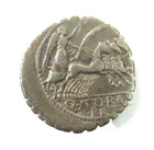 Stunning Ancient Roman Republic Silver Denarius  15b 