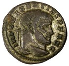 Maxentius   Temple  Rare Rome Mint  Ric 202a  Large Roman Empire Ancient Coin