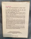Polaroid 108 - Polacolor 2 Instant Film Iso 3000 8 Shot Pack Jul 1977 Expiration