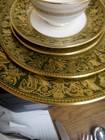 Wedgwood Florentine Dark Green W4170 5 Piece Place Setting s   Mint      Am0001