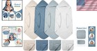 Absorbent 8-pc Muslin Cotton Baby Towel Set - Perfect For Showers   Gifts