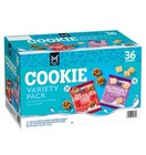  2 Boxes  members Mark Mini Cookies Variety Pack  1 Oz   36 Pk  total 72 Pk 