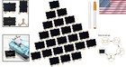 Versatile 24 Pcs Mini Chalkboards For Weddings  Kitchen Labels   School Projects