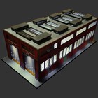 Engine House W motorized Doors  o Gauge  For Model Train