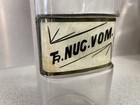 Antique Apothecary Label Under Glass Large 10    Sq Bottle Tr  Nuc  Vom  Wt Co