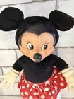 Rare Vintage Disney Gund 1940 s Minnie Mouse 22  Doll Used Has Wear