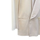 Vtg 80s 90s Giorgio Armani Barney   s Ny Ivory Dinner Jacket Double Breasted 38r