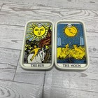 Tarot Card Ceramic Incense Burner Set The Sun And The Moon Rider Waite Trays