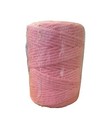 Rug Roving Pink Yarn Macrame Crafting Cord Cone Spool 1 Pound Vtg  New Old Stock
