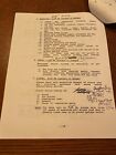 Kiss 1980 s Concert Tour Rider Contract Hand Signed Notes Copy Gene Simmons