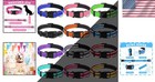 Bulk 12 Medium Reflective Dog Collars     Soft Padded Nylon For Ultimate Comfort