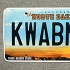North Dakota Vanity License Plate Kwabnga Teenage Mutant Ninja Turtles Kowabunga