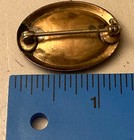 Antique Victorian Mourning Brooch With Woven Hair Probably 1800 s