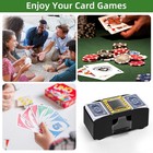 2 Deck Automatic Card Shuffler Poker Cards Shuffling Machine Casino Playing Game