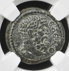 Lydia Silandus Septimius Severus Hercules   Lion Ngc Xf Ancient Roman Coin D1214
