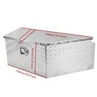39 Inch Trailer Tongue Box Aluminum Diamond Plate Trailer Tongue Box With Lock