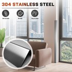 Stainless Steel Wall Corner Guard 2 X 2 X 48 Inch  Pack Of 10 Metal Wall Corn   