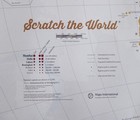Scratch The World Travel Map Frameable Scratch Off World Map Poster Xl 23  33