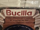 Bucilla Kit 43  Round Blue Felt Tree Skirt  merry Christmas    1993 New Htf 