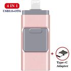 2t 64gb 4in1 Usb3 0 Flash Drive Otg Memory Photo Pen Stick For Iphone Android Pc