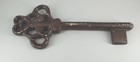 Vintage Or Antique Big Rusty Cast Iron Key 11 Inches Long Heavy