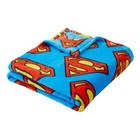 Superman Silky Soft Plush Throw Blanket  50 X 70 New