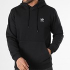 Adidas Originals Essential Men s Hoodie Athletic Black Sweatshirt  930