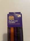 Kmart Pumpkin Time Halloween Candles Two 10  Skull   Witch Read Desc
