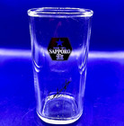 Set Of 2 Sapporo Draft Beer Glasses Mni 150cc Black Old Logo Japan 1980s Vtg Opp