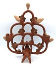 Vintage Tree Of Life Terra Cotta Candelabra Heron Martinez Mendoza