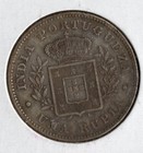 Coin India  portuguese  1 Rupia 1882 Km312  Silver