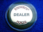 Foxwoods Casino Exclusive Shiny Chrome Poker  dealer  Button buck